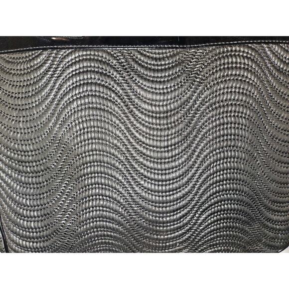 Versace Perfume Large Tote Bag Black Patent Trim - Picture 8 of 16